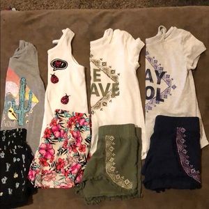 Lot of 4 outfits 💕 Justice 💕 Girls size 8/10
